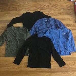 5 pack long sleeve shirts